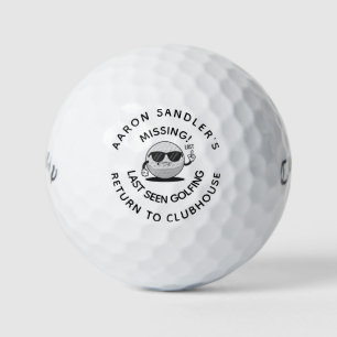 Gepersonaliseerde Naam Grappig Verloren Golfbal Cu Golfballen