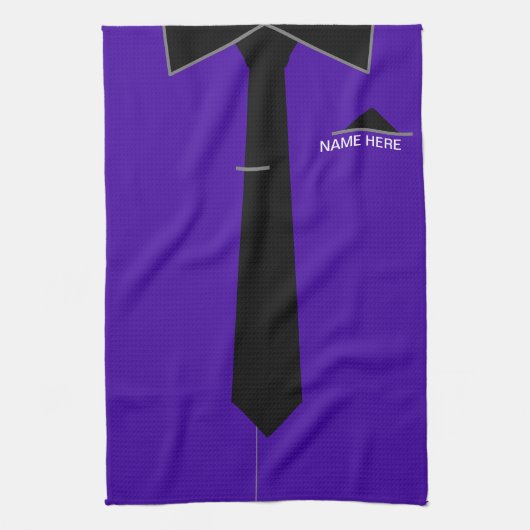 Gepersonaliseerde Naam Grappig Zakelijke Keuken Ha Theedoek (Verticaal)