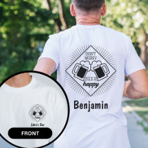 Gepersonaliseerde naam Grappige Bar Crew Pocket De