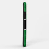 Gepersonaliseerde naam Groen arsenicumpatroon Case-Mate iPhone Case (Achterkant/rechts)