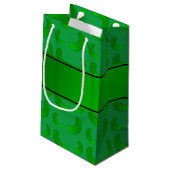 Gepersonaliseerde naam groene augurken klein cadeauzakje (Achterkant Gekanteld)