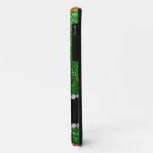 Gepersonaliseerde naam groene glitter basketballen Case-Mate iPhone case (Achterkant/links)