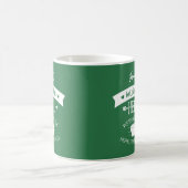 Gepersonaliseerde naam Groene Hete Chocolade Mok (Center)