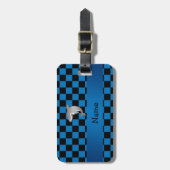 Gepersonaliseerde naam haai bagagelabel (Voorkant verticaal)