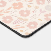 Gepersonaliseerde Naam Hand getrokken Bloemen Scha Bureaumat (Hoek)