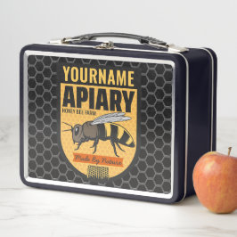 Gepersonaliseerde NAAM Honey Bee Apiary Bijenkorve