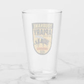 Gepersonaliseerde NAAM Honey Bee Apiary Bijenkorve Glas (Achterkant)