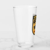 Gepersonaliseerde NAAM Honey Bee Apiary Bijenkorve Glas (Rechts)