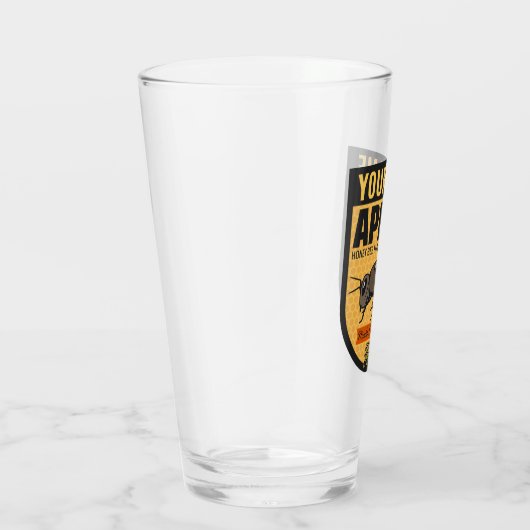 Gepersonaliseerde NAAM Honey Bee Apiary Bijenkorve Glas (Rechts)