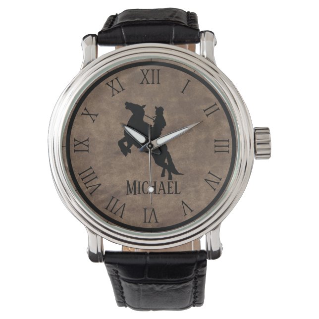 Gepersonaliseerde naam  Horse Horloge (Voorkant)
