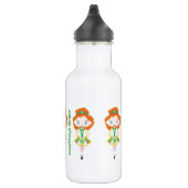 Gepersonaliseerde naam Ierse dansgroep rood haar Waterfles (Rechts)