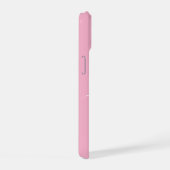 Gepersonaliseerde naam, Initiaal-script, roze/goud iPhone 15 Case (Rechterkant)