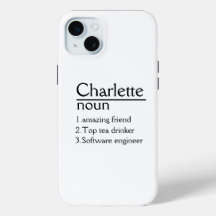 Gepersonaliseerde naam iPhone 15 Plus Hoesje