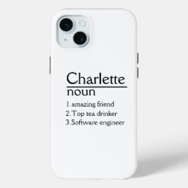 Gepersonaliseerde naam iPhone 15 Plus Hoesje