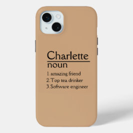 Gepersonaliseerde naam iPhone 15 Plus Hoesje