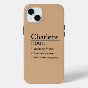 Gepersonaliseerde naam iPhone 15 Plus Hoesje