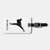 Gepersonaliseerde naam Karate / Taekwondo / judo Bagagelabel (Voorkant horizontaal)