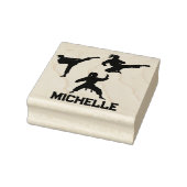 Gepersonaliseerde naam Karate / Taekwondo / judo Rubberstempel (Stempel)