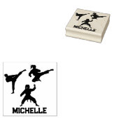 Gepersonaliseerde naam Karate / Taekwondo / judo Rubberstempel (Gestempeld)