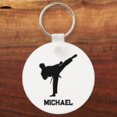 Gepersonaliseerde naam Karate / Taekwondo / judo Sleutelhanger (Achterkant)