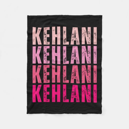 Gepersonaliseerde naam Kehlani I Love Kehlani  Fleece Deken (Voorkant)