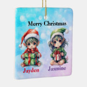 Gepersonaliseerde naam Kerstmis ornament (Rechts)