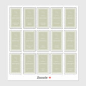 Gepersonaliseerde naam Keuken Spice Jar Labels (Vel)