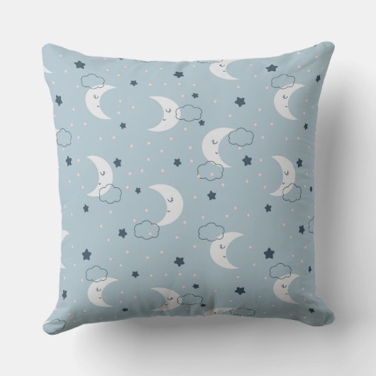 Gepersonaliseerde naam Kinder Schattigee Patroon Kussen (Achterkant)