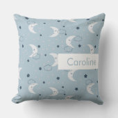 Gepersonaliseerde naam Kinder Schattigee Patroon Kussen (Voorkant)