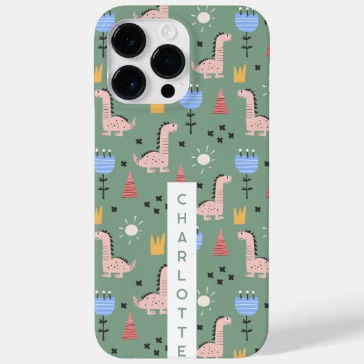 Gepersonaliseerde naam Kinder telefoonhoes Case-Mate iPhone Case (Achterkant)