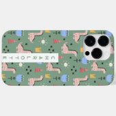 Gepersonaliseerde naam Kinder telefoonhoes Case-Mate iPhone Case (Achterkant (horizontaal))