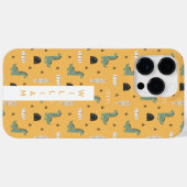 Gepersonaliseerde naam Kinder telefoonhoes Case-Mate iPhone Case (Achterkant (horizontaal))