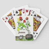 ... Gepersonaliseerde Naam Klassieke Kunst Spellet Pokerkaarten (Achterkant)