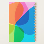 Gepersonaliseerde naam Kleurrijk Abstract Speelse  Planner (Achterkant)