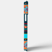 Gepersonaliseerde naam Kleurrijke Bloemen Plezier Case-Mate iPhone Case (Achterkant / Rechts)