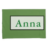 Gepersonaliseerde naam Kussenslopen (Voorkant-Rechts)