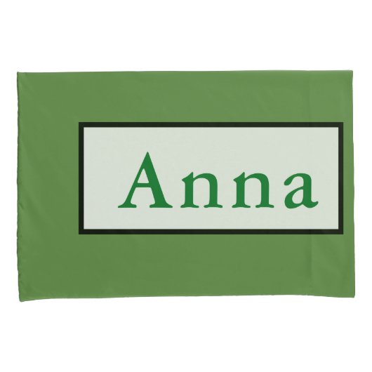 Gepersonaliseerde naam Kussenslopen (Voorkant-Rechts)