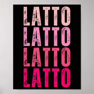 Gepersonaliseerde naam Latto I Love Latto  Poster