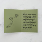 Gepersonaliseerde naam Leeftijd Sentiment Sport Ba Kaart (Binnen)