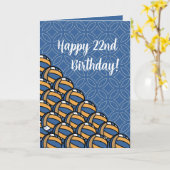 Gepersonaliseerde naam Leeftijd Sentiment Sport Vo Kaart (Gele Bloem)