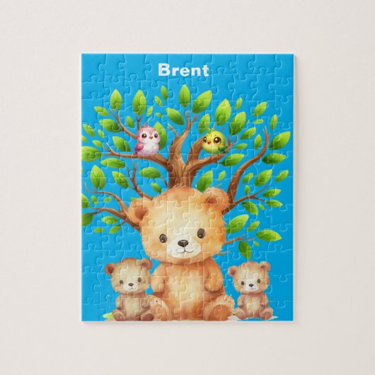 gepersonaliseerde naam legpuzzel (Verticaal)