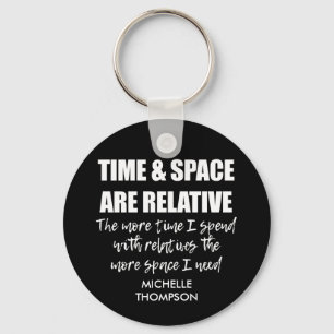 Gepersonaliseerde naam leuke gezinscitaat sleutelhanger