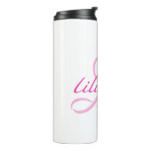 Gepersonaliseerde naam Lilianna Thermosbeker (Gedraaid links)