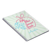 Gepersonaliseerde naam Little Miss tweede klas Notitieboek (Rechterzijde)