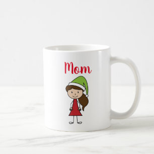 gepersonaliseerde naam mam kerstkoffie - mok