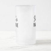 Gepersonaliseerde naam Man Cave Matglas Bierpul (Center)