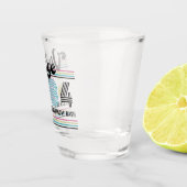 Gepersonaliseerde naam met elke leeftijd  Verjaard Shot Glas (Rechts)