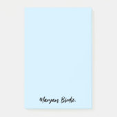 Gepersonaliseerde naam met sticky tekst post-it® notes (Voorkant)