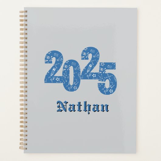 Gepersonaliseerde naam met Year Planner (Voorkant)