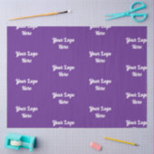 Gepersonaliseerde naam Minimal Monogram Zakelijk W Tissuepapier (Craft)